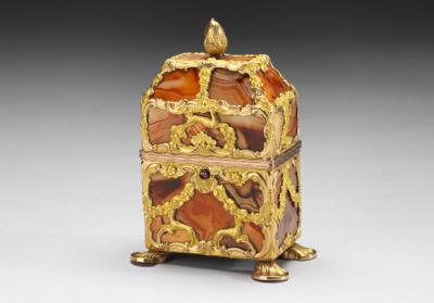 图片[2]-Gilt bronze personal accessory case with inlay of agate. Europe, 18th century.-China Archive